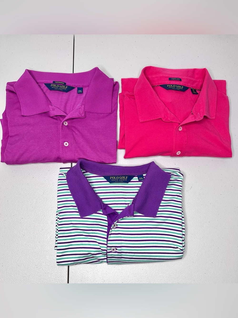 3 Polo Golf Ralph Lauren Polo Shirts